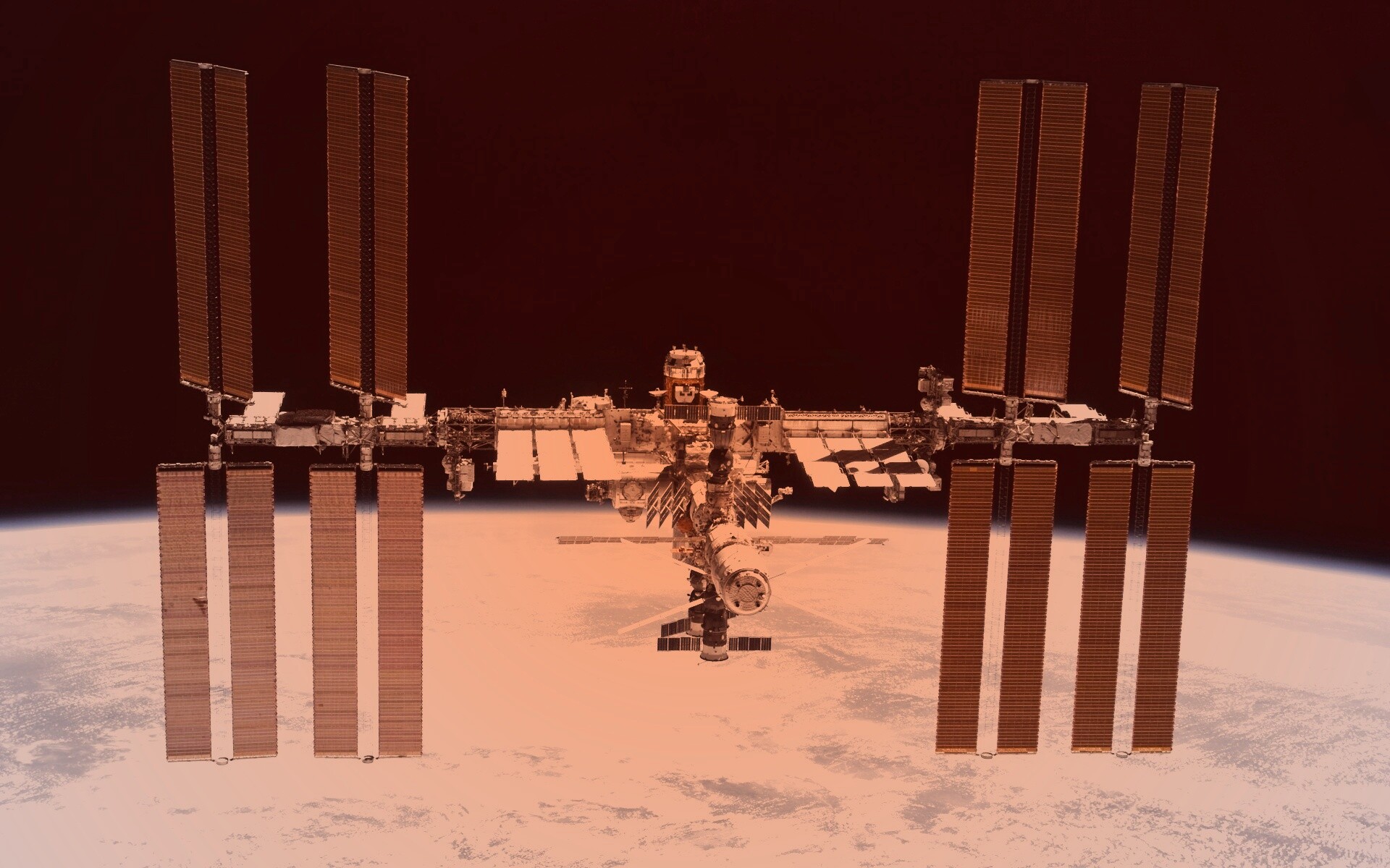 Международная космическая станция обои