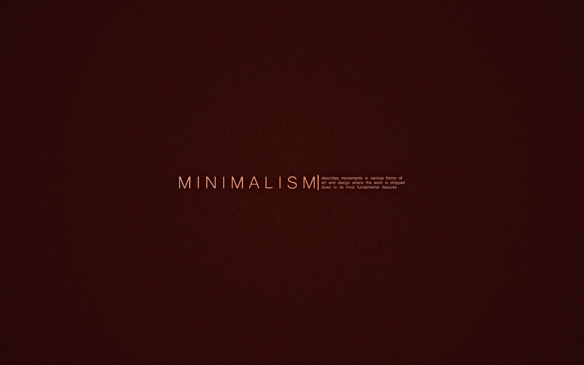 Минимализм обои