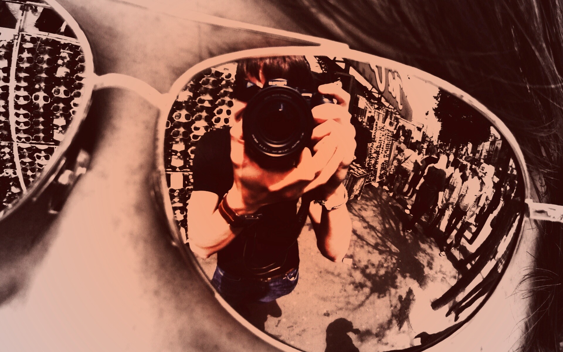 В очках обои