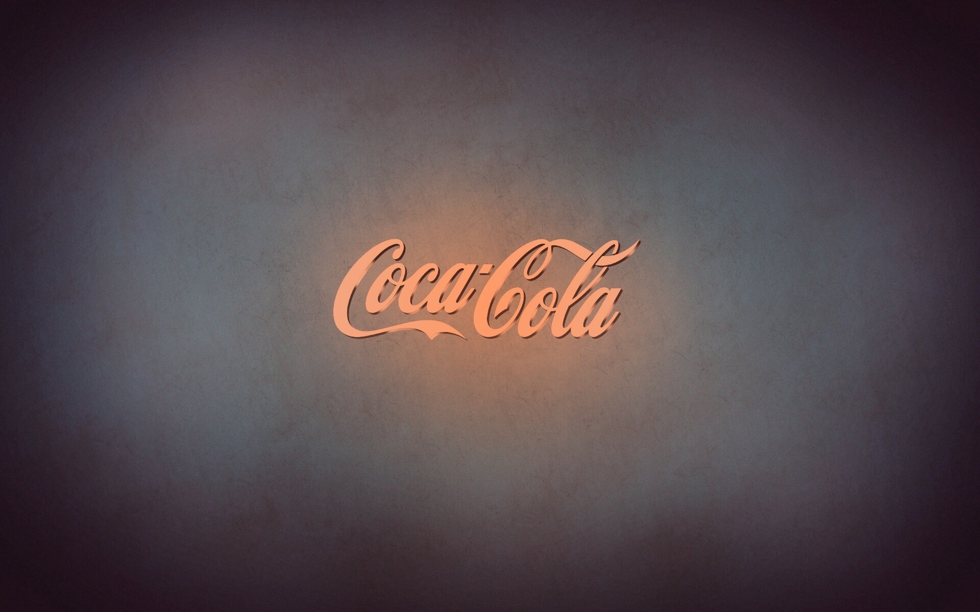 Синий логотип Coca-Cola обои