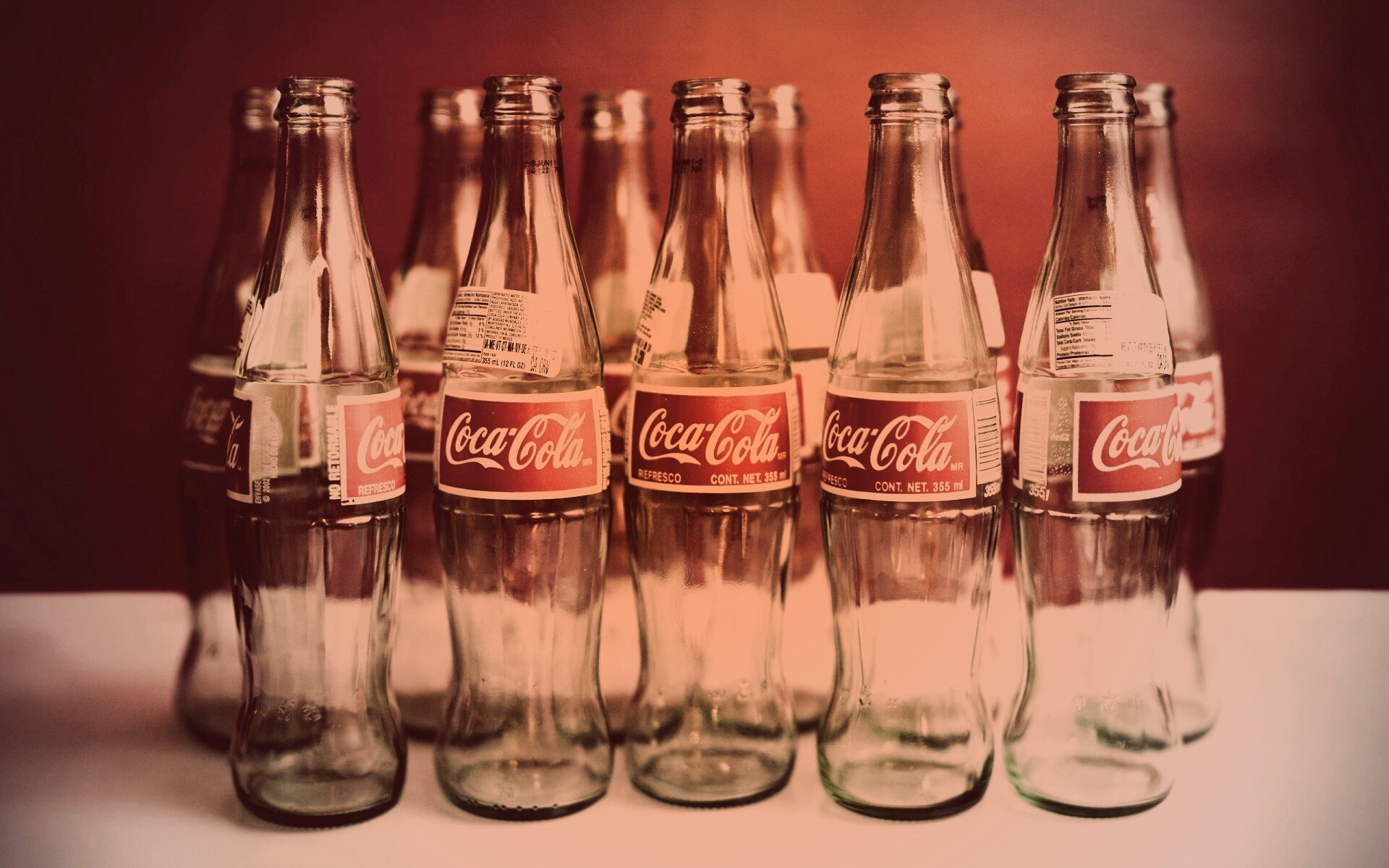 Бутылки Кока Колы обои