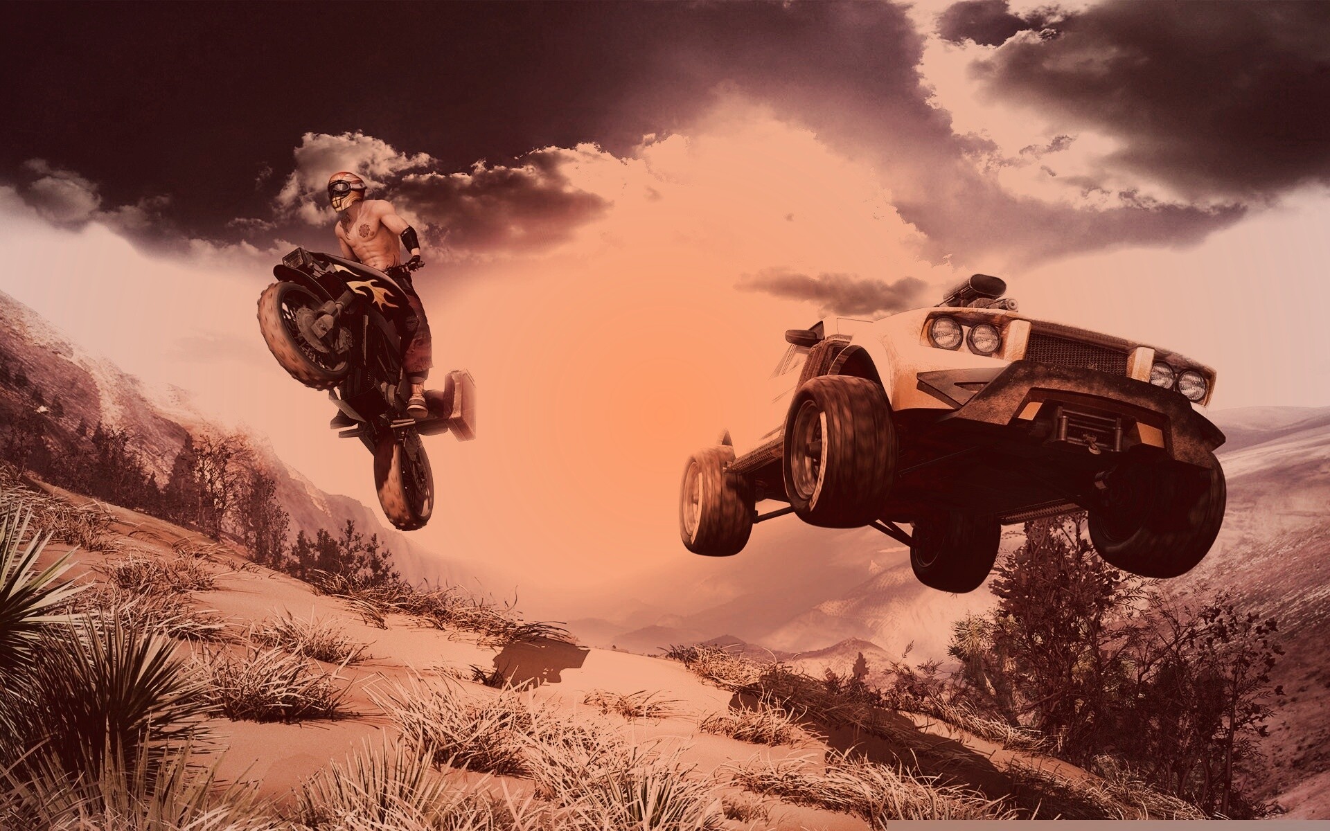 Гонки по пересеченной местности обои