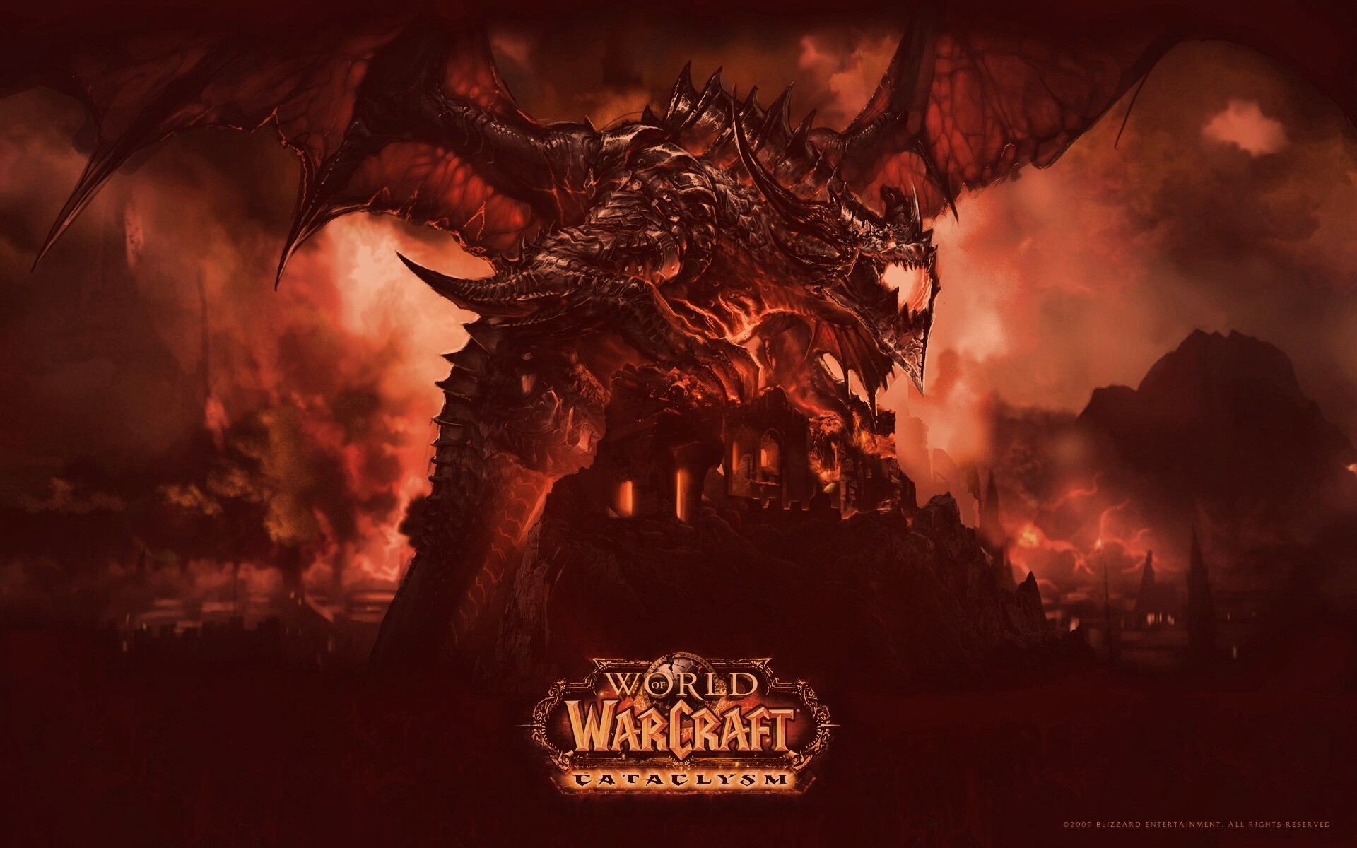 Дракон из WoW обои