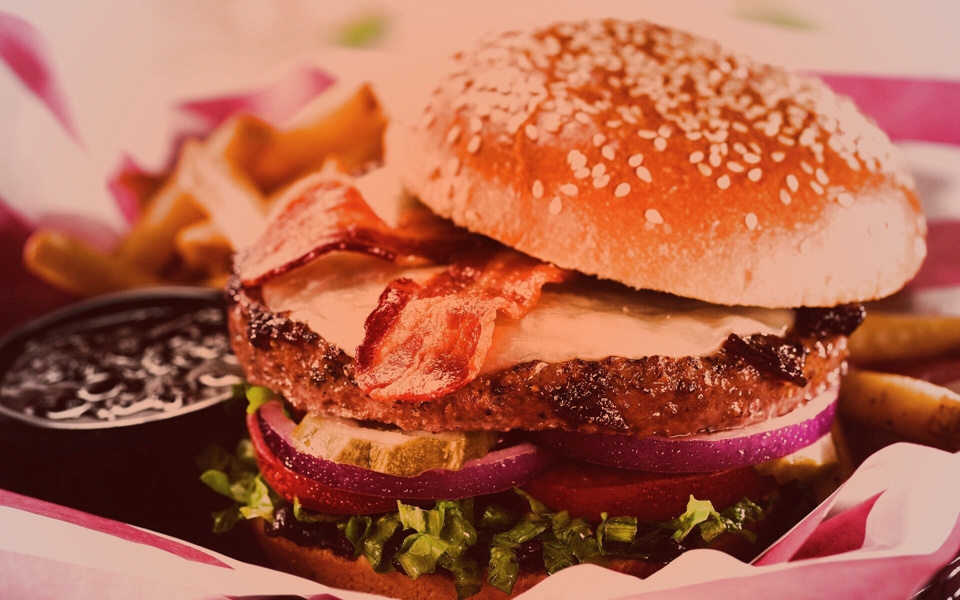 Вкусный сэндвич обои