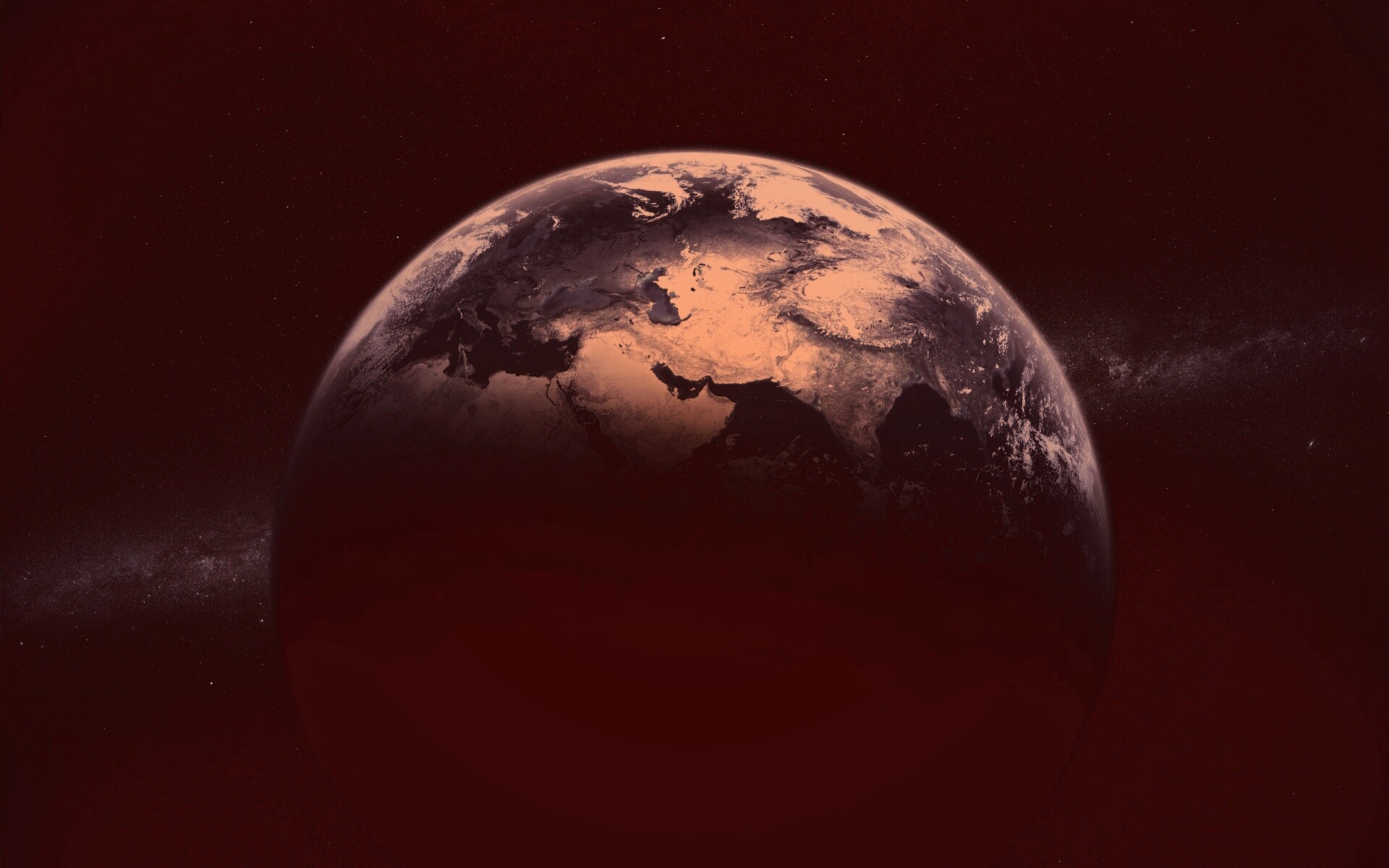 Северное полушарие Земли обои