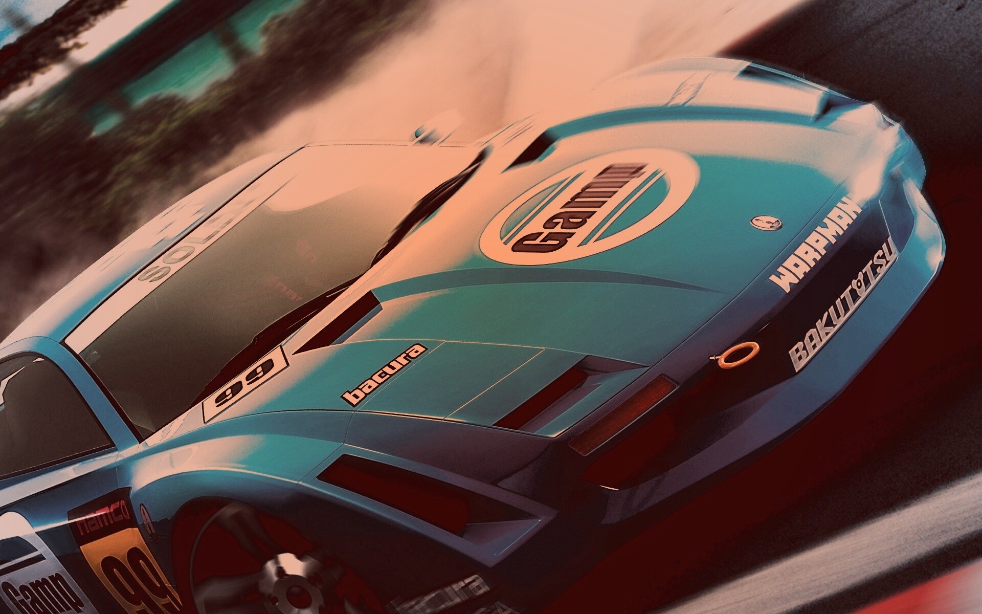 Гоночный автомобиль обои
