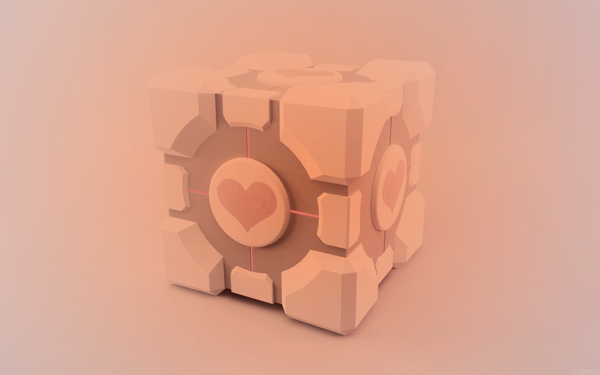 Взвешенный куб-компаньон обои