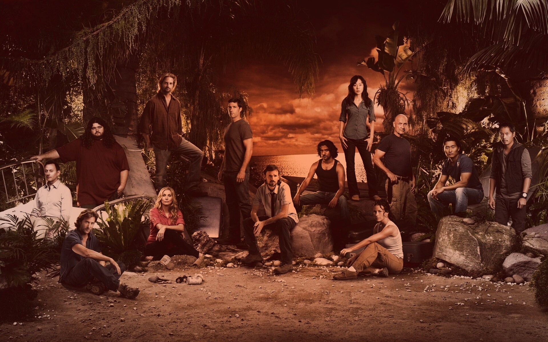 Герои сериала LOST обои