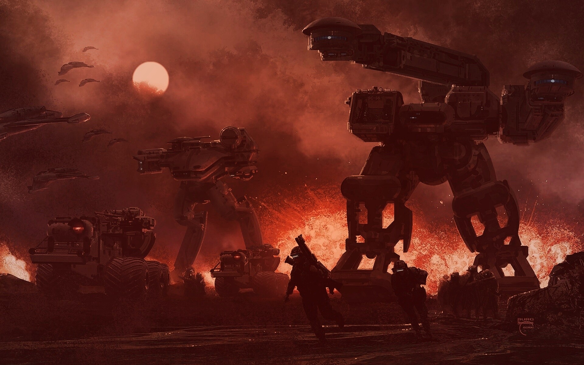 Война будущего обои