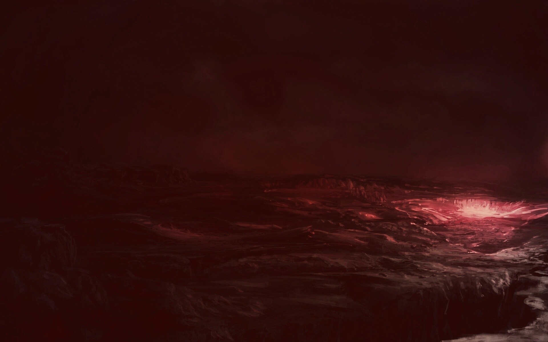 Безжизненная каменная долина обои