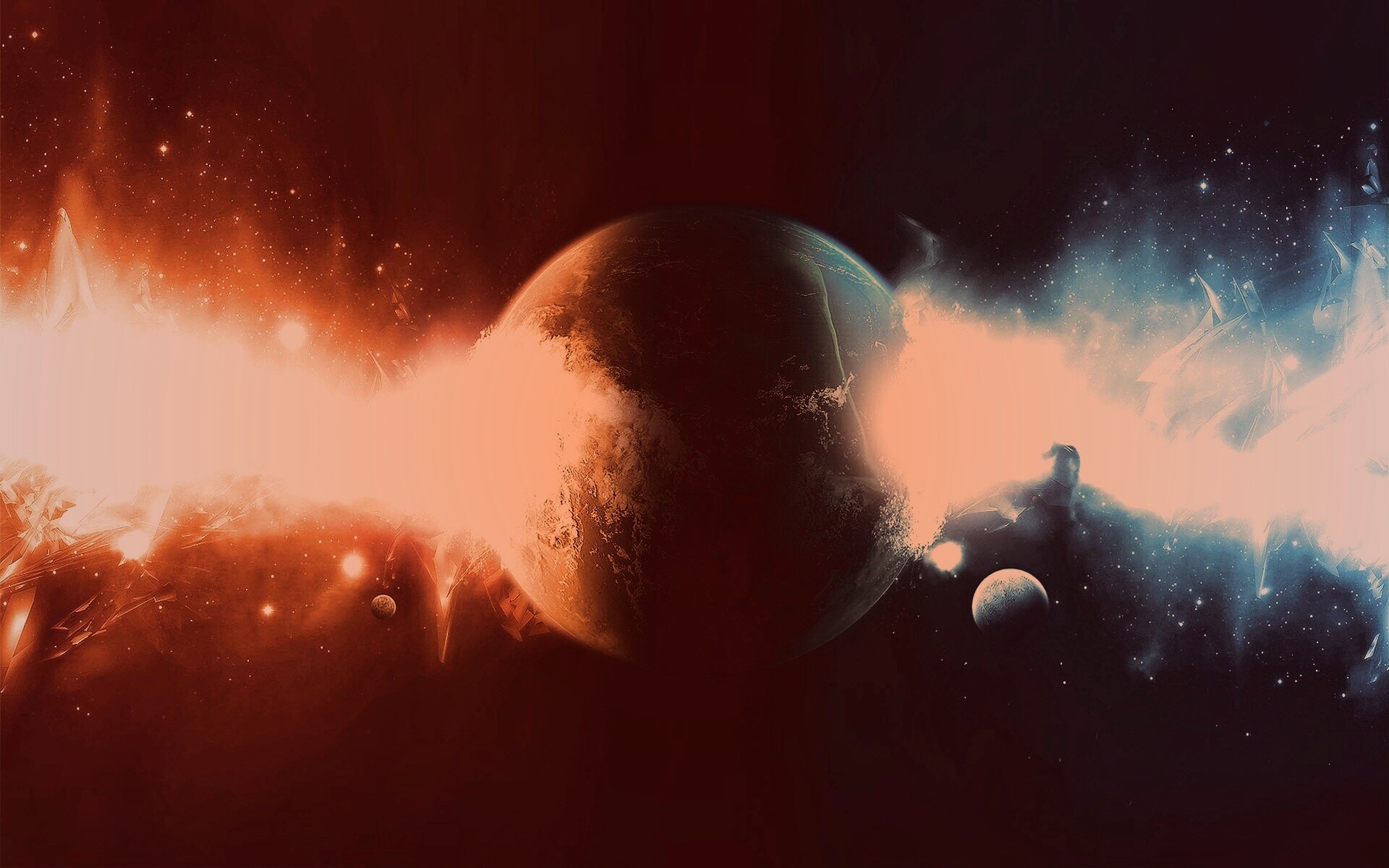 Между холодом и жаром обои