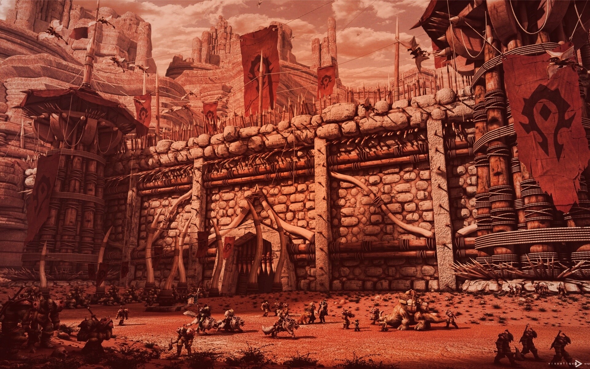 Крепость орков обои