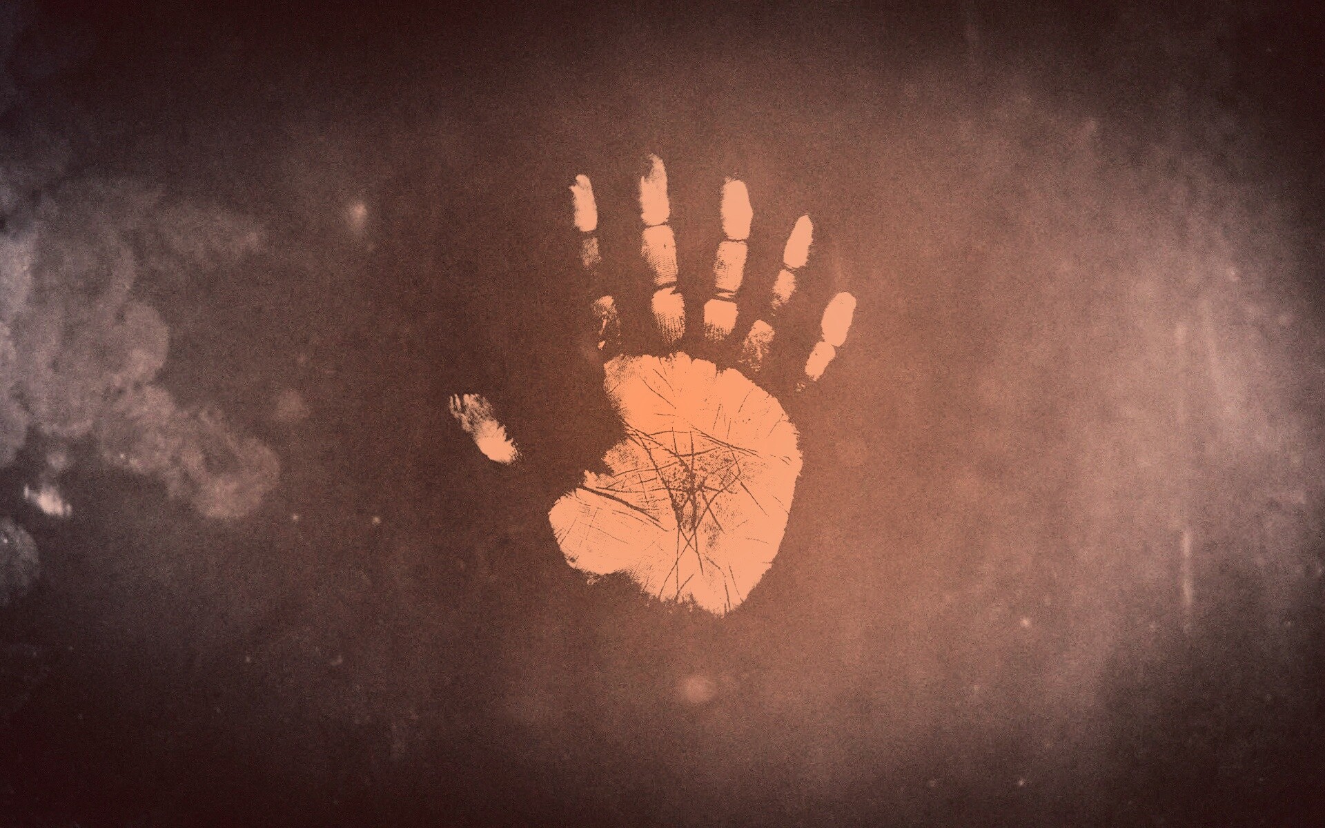 Необычный отпечаток руки обои