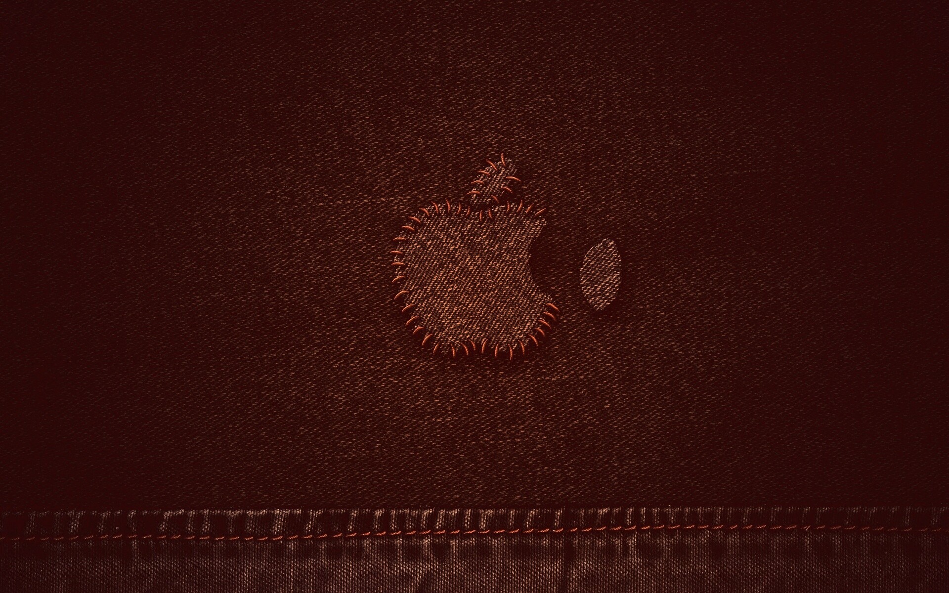 Штопанный Apple обои