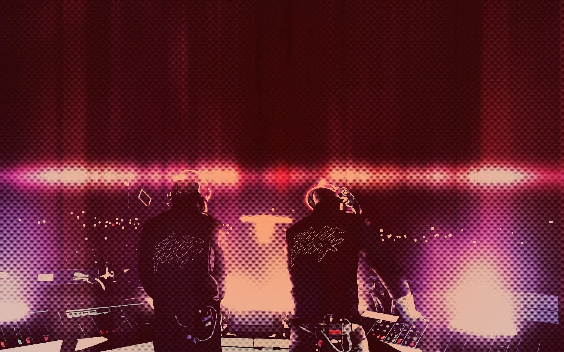 Концерт Daft Punk обои