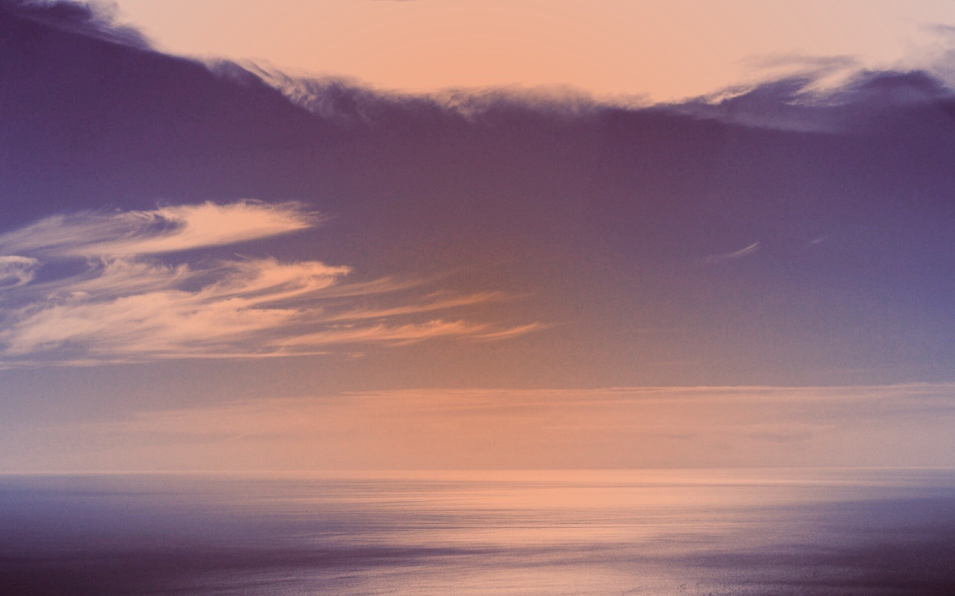 Чистый морской горизонт обои