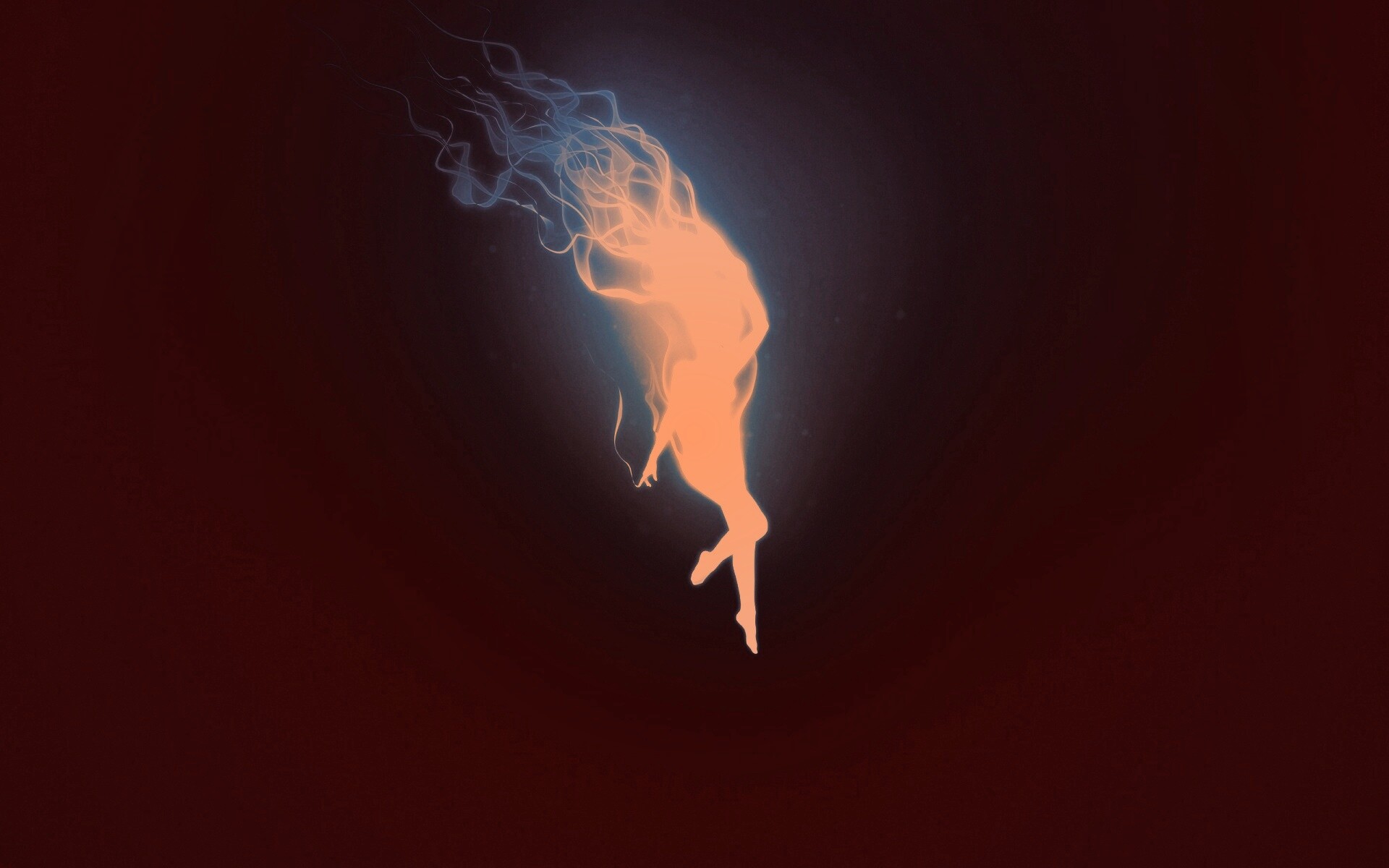 Девушка из света обои