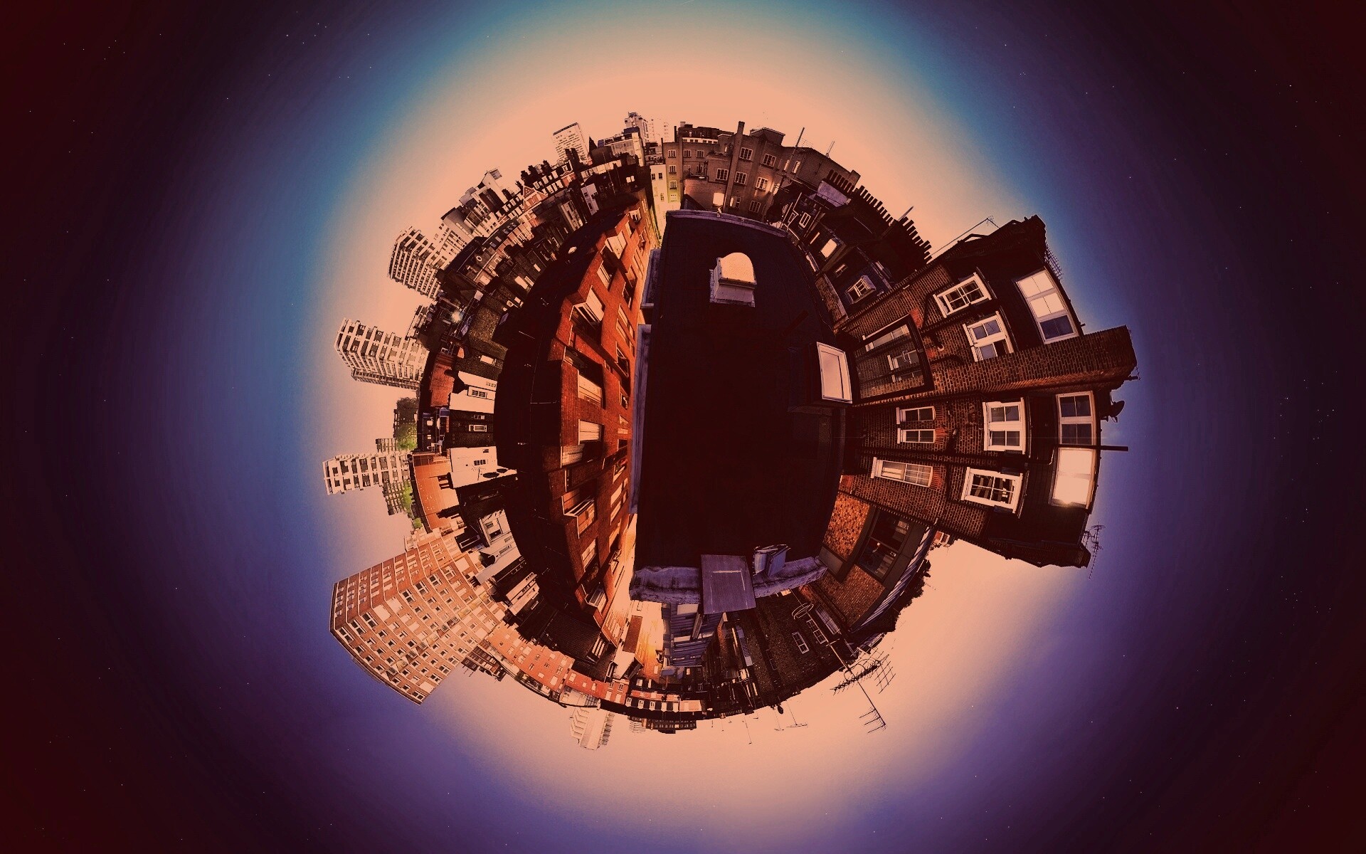 Весь город обои