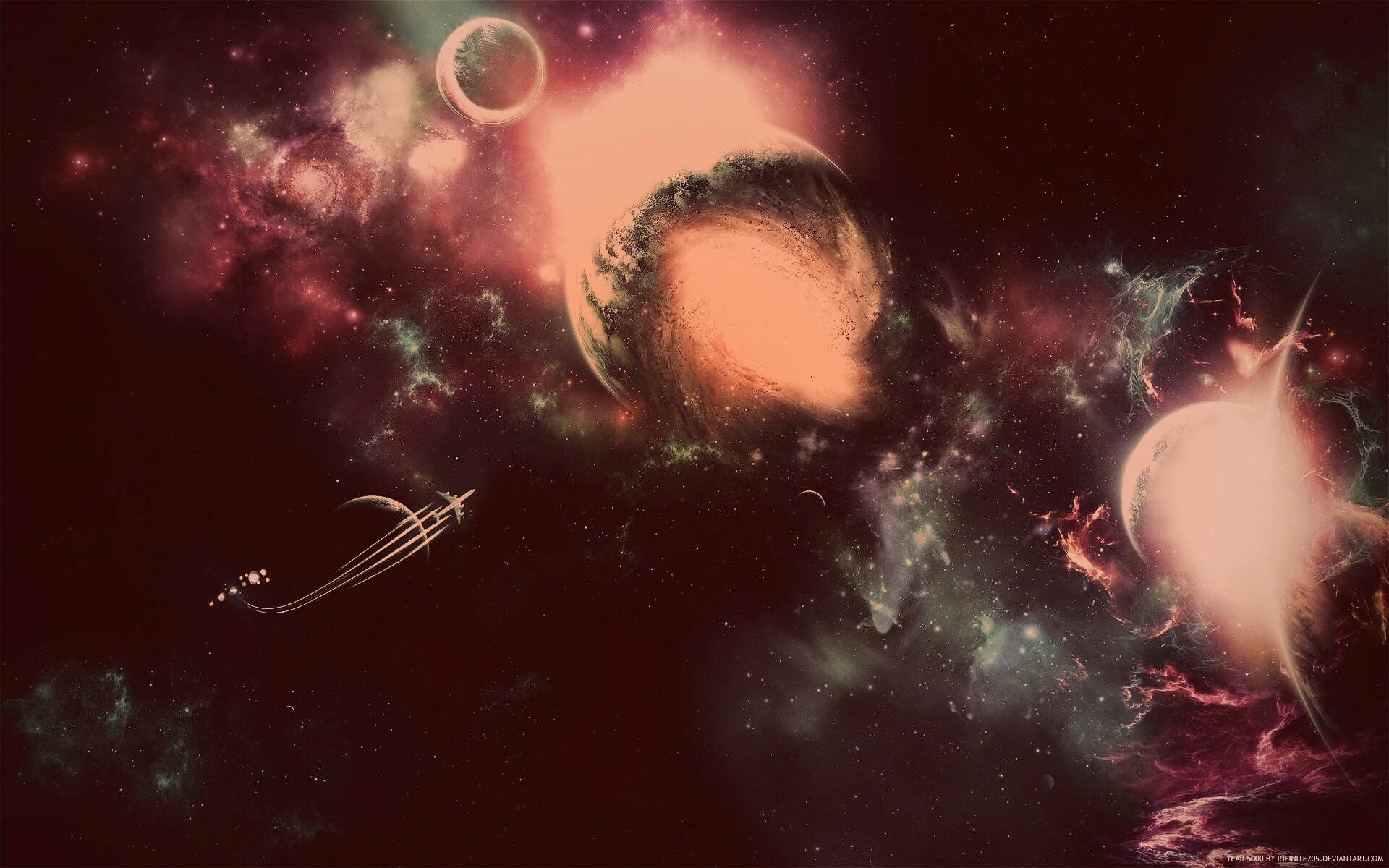 Звездный корабль обои