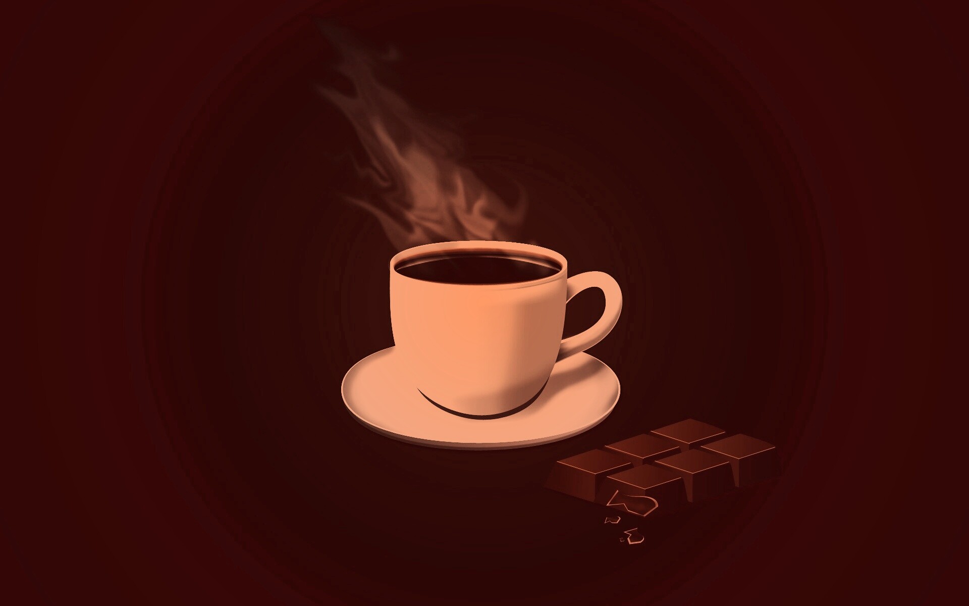 Горячий шоколад обои