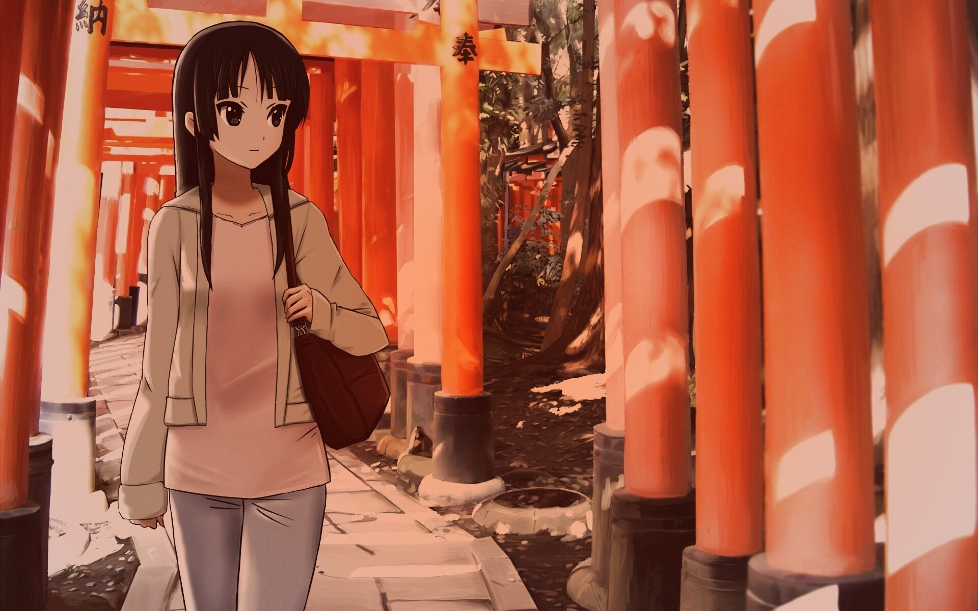 Акияма Мио обои