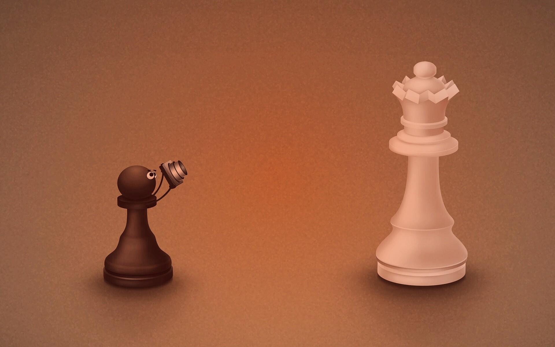 Пешка фотографирует короля обои