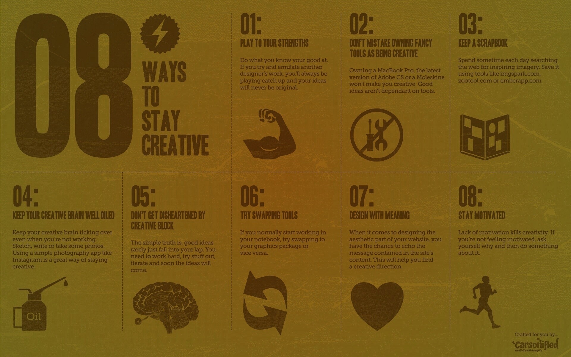 8 способов оставаться креативным обои