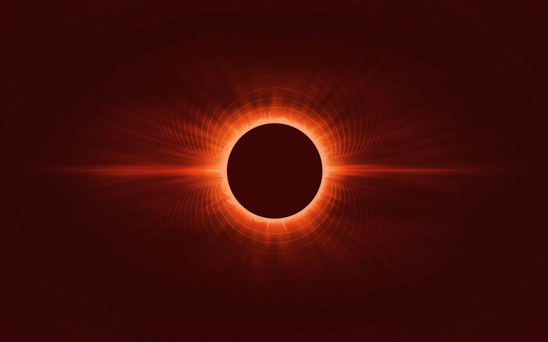 Солнецное затмение обои