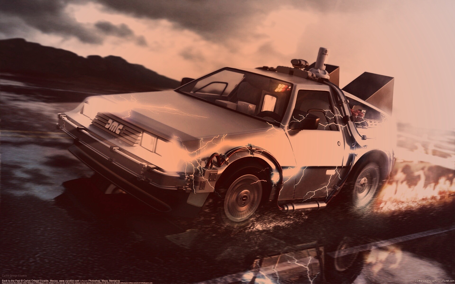 Машина времени обои