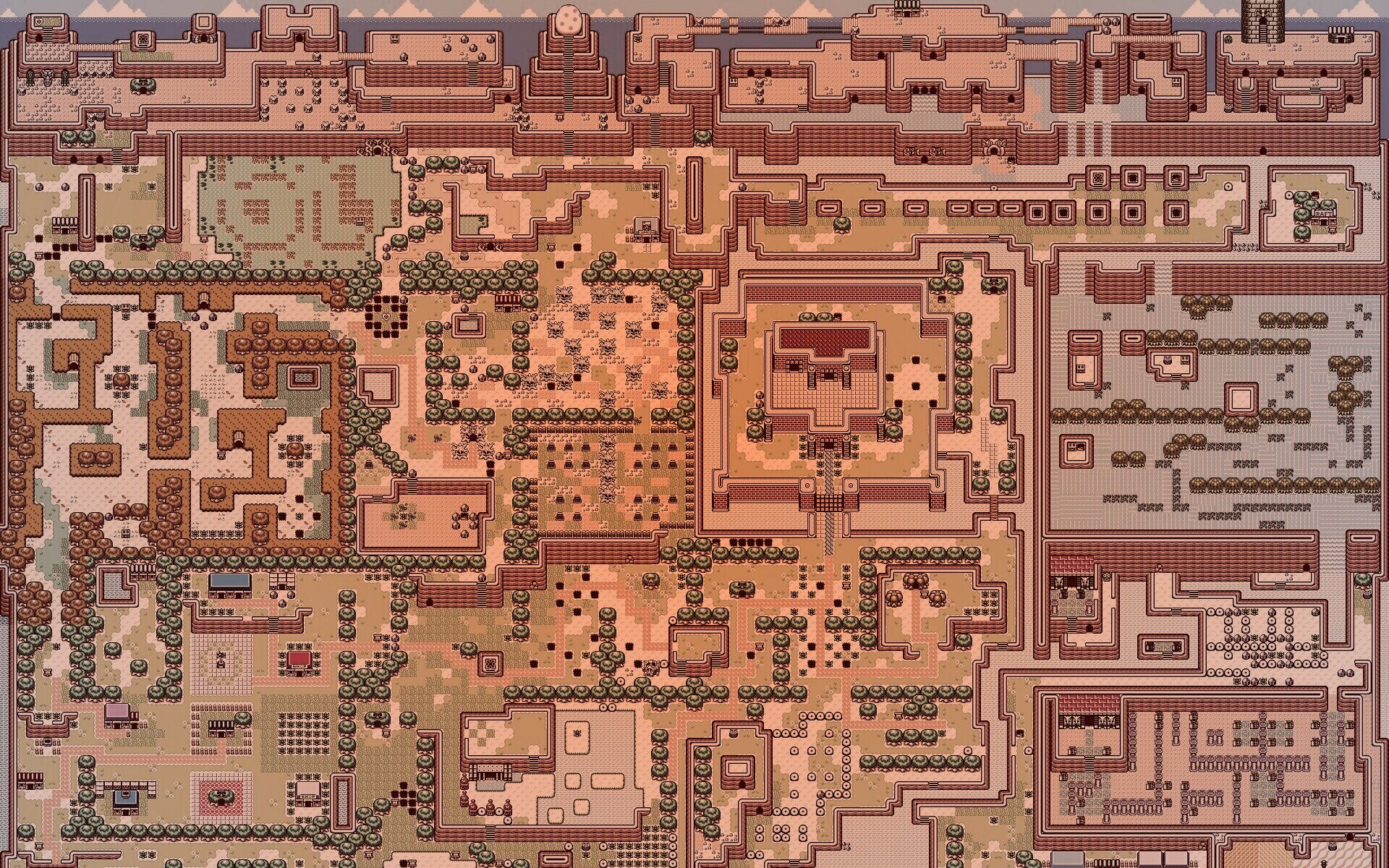 Пиксельный мир обои