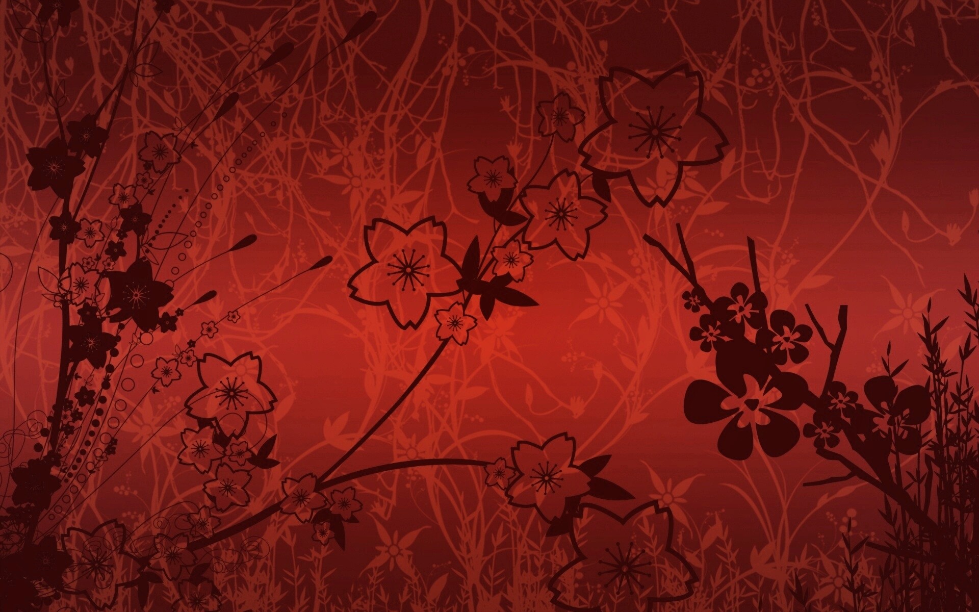 Цветы в векторе обои