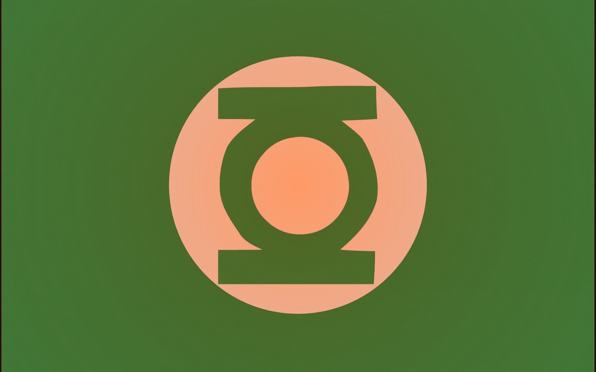 Знак Зеленого фонаря обои