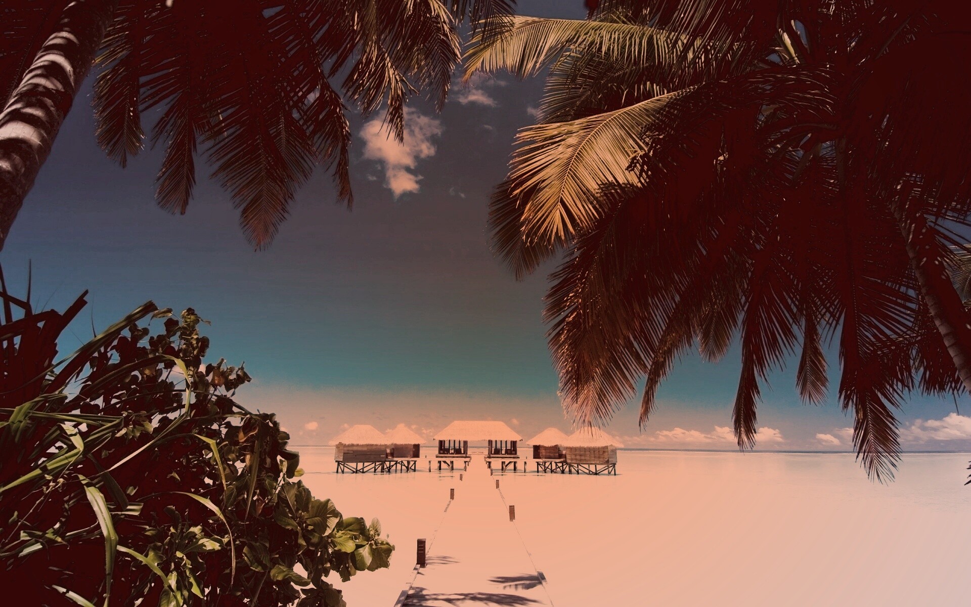 Солнечные мальдивы обои