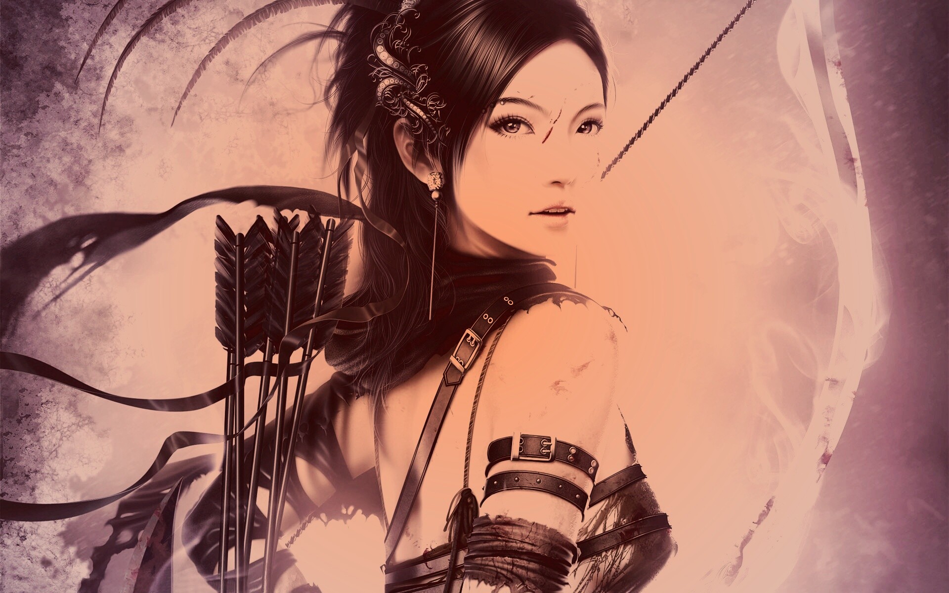 Лучница обои