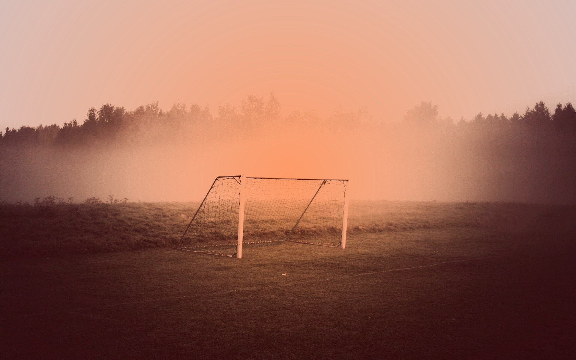 Футбольные ворота обои