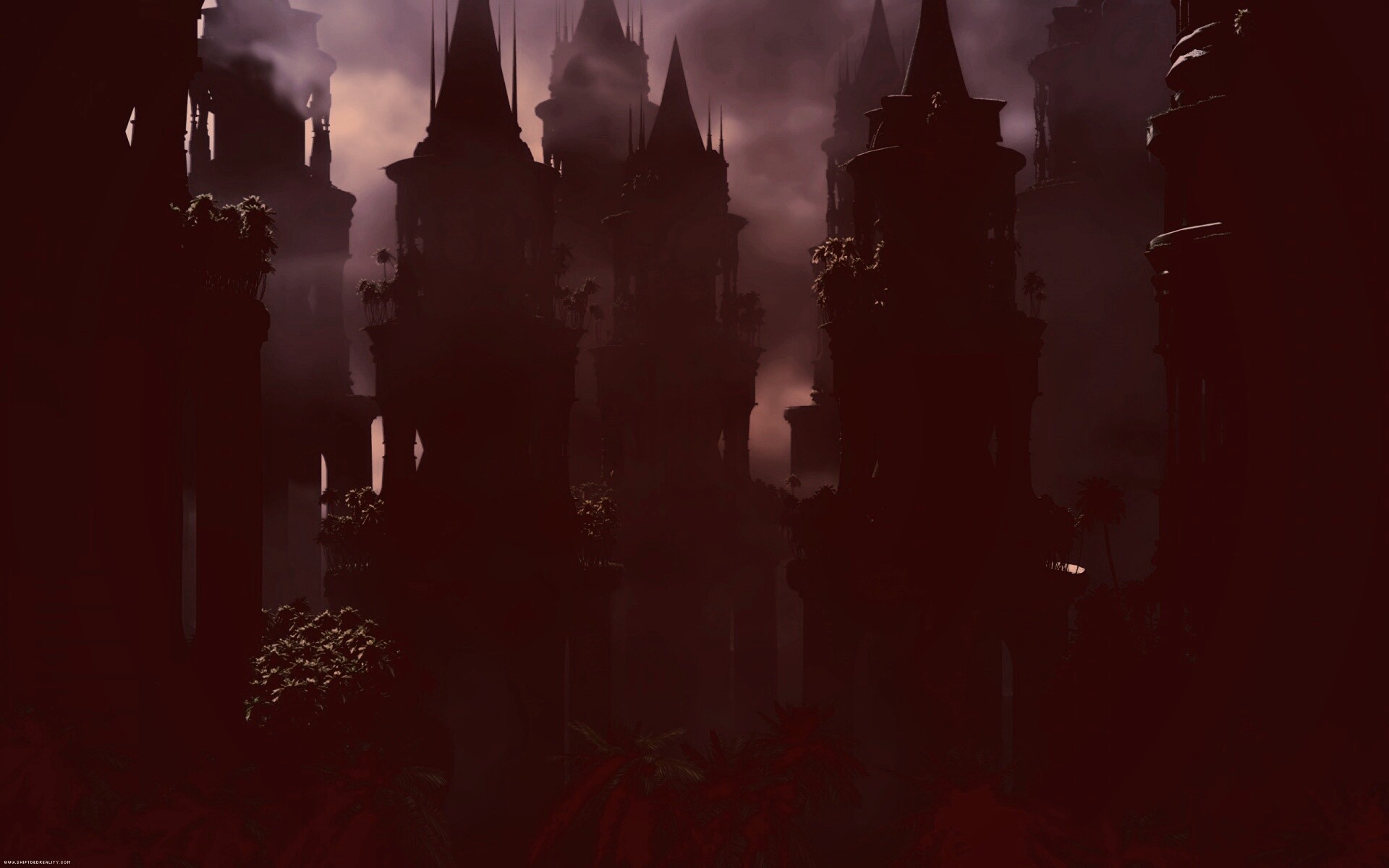 Заброшенные башни обои