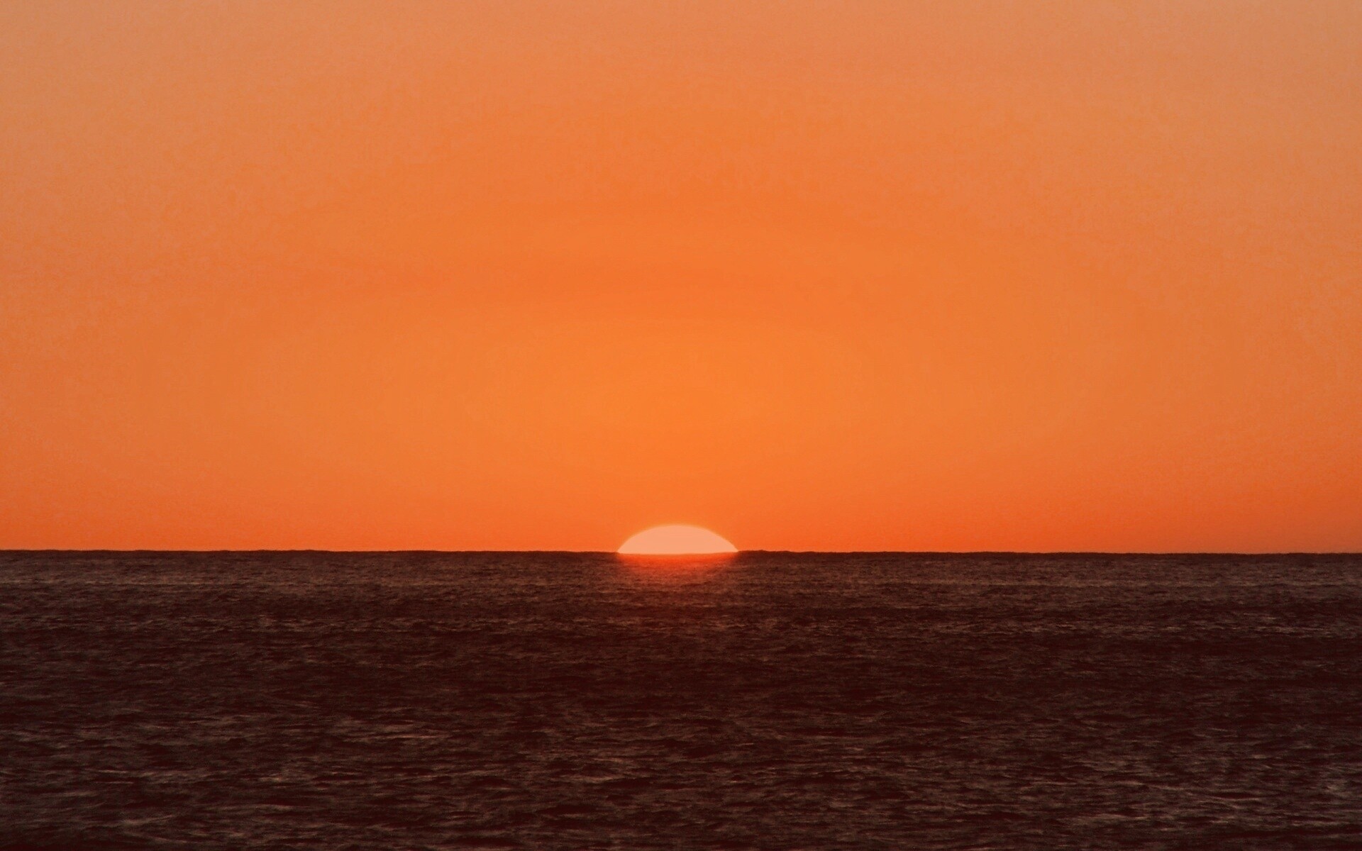 Идеальный закат обои