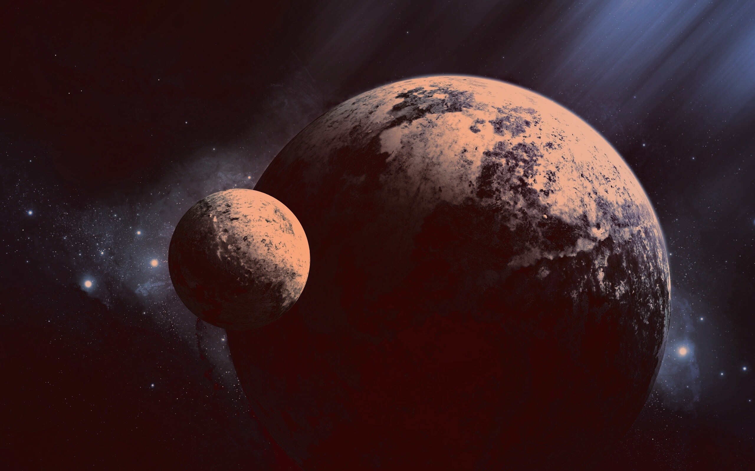 Холодная планета обои