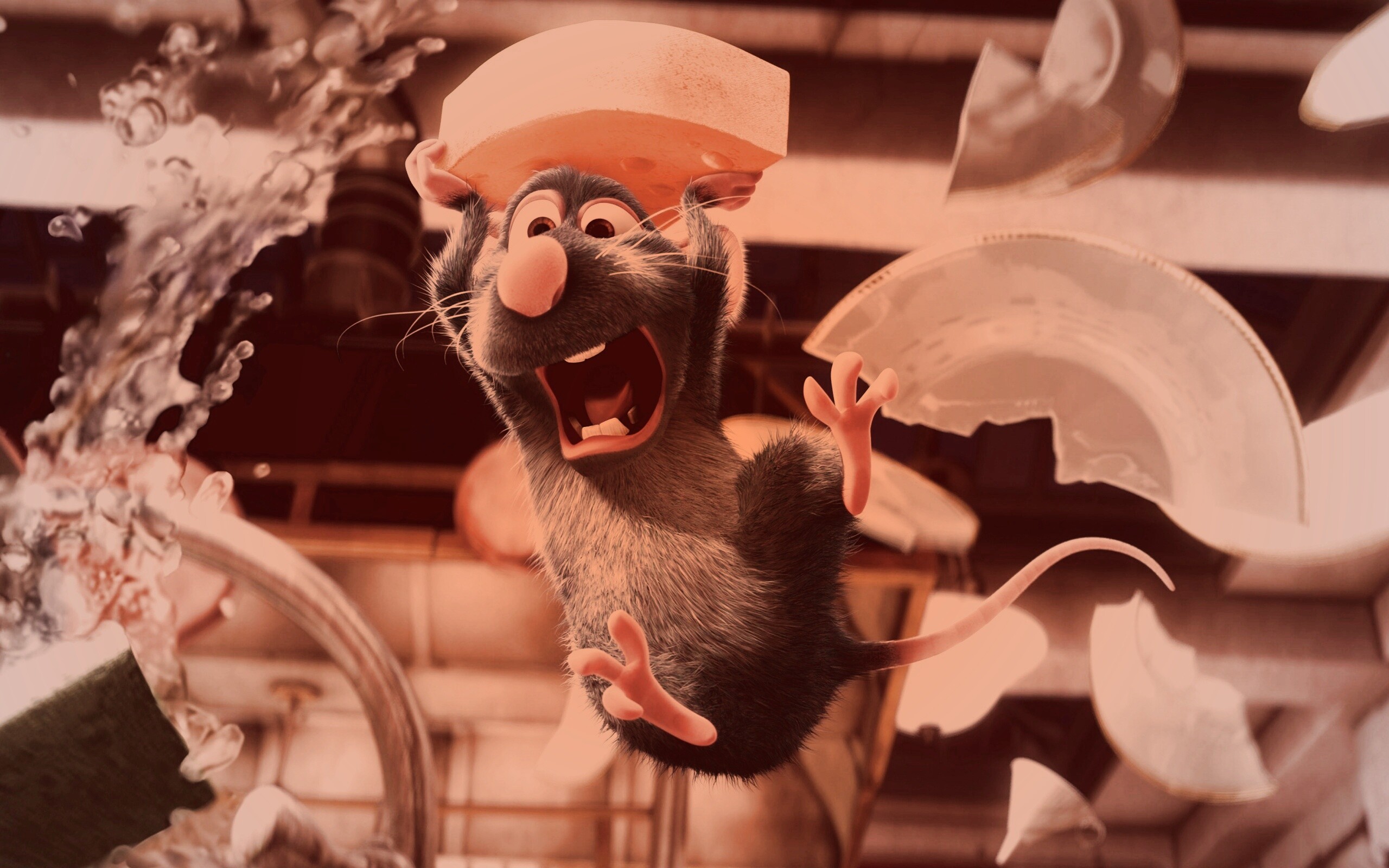 Крыса с сыром из Рататуя обои