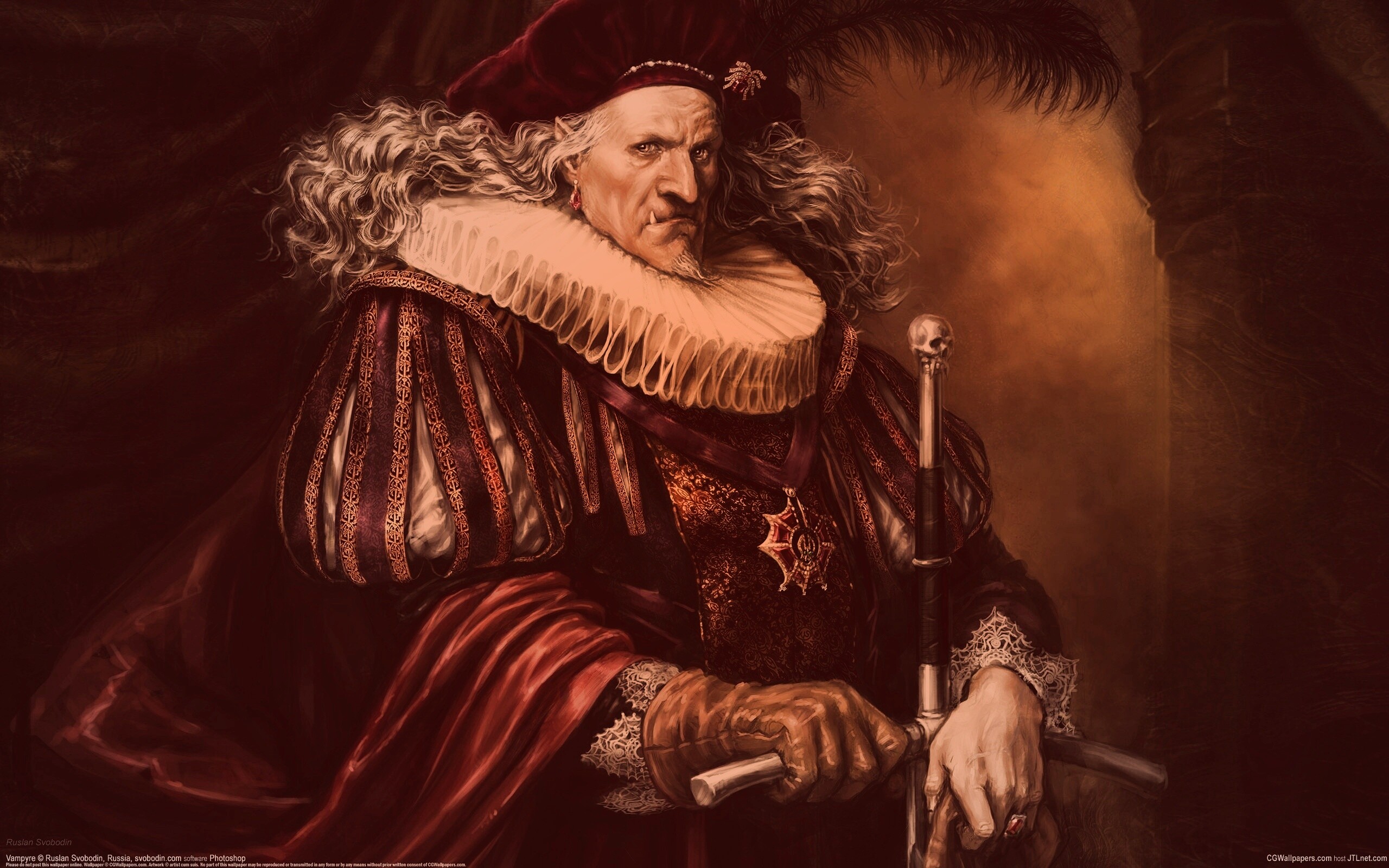 Портрет вампира обои