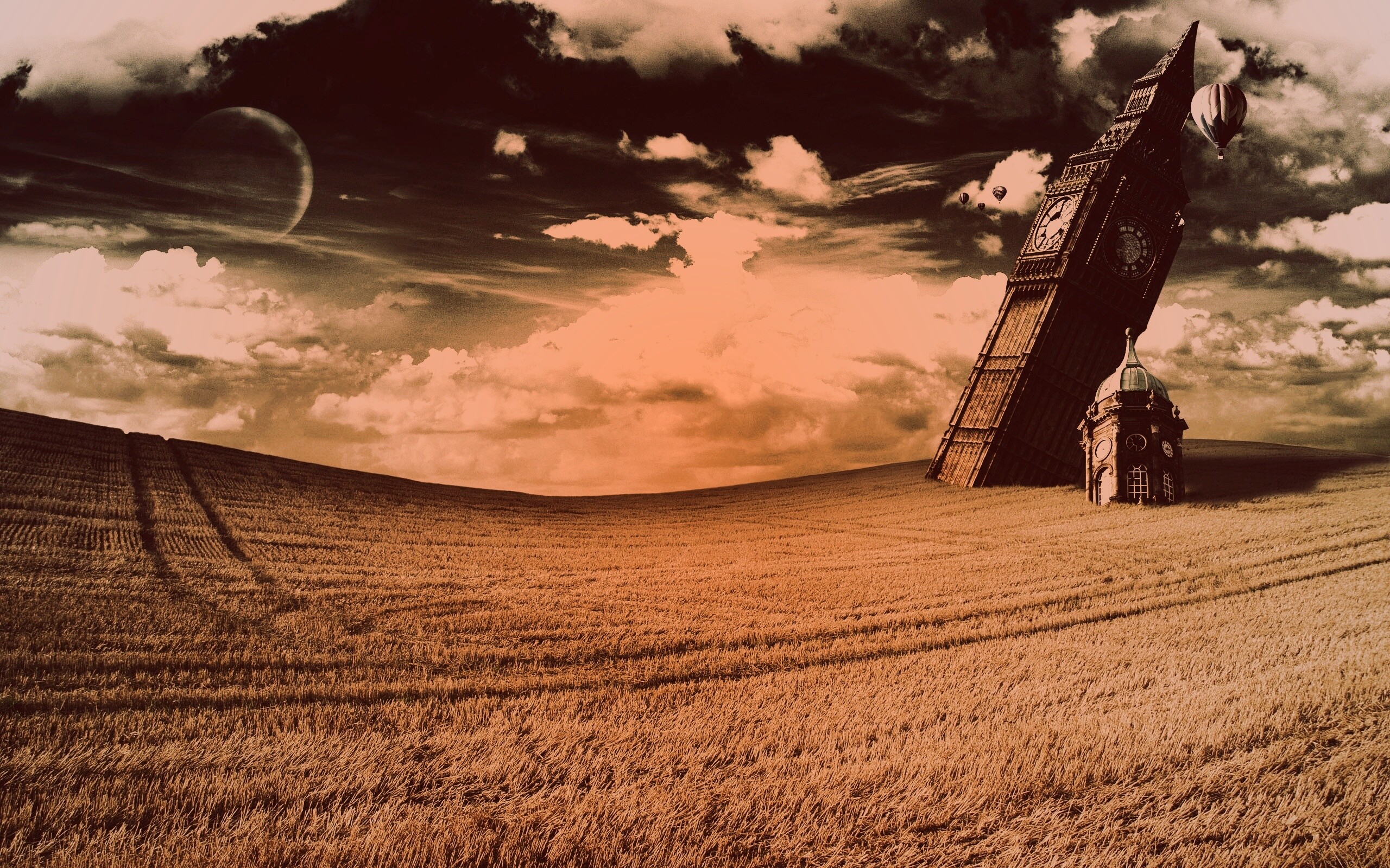 Лондон через тысячи лет обои