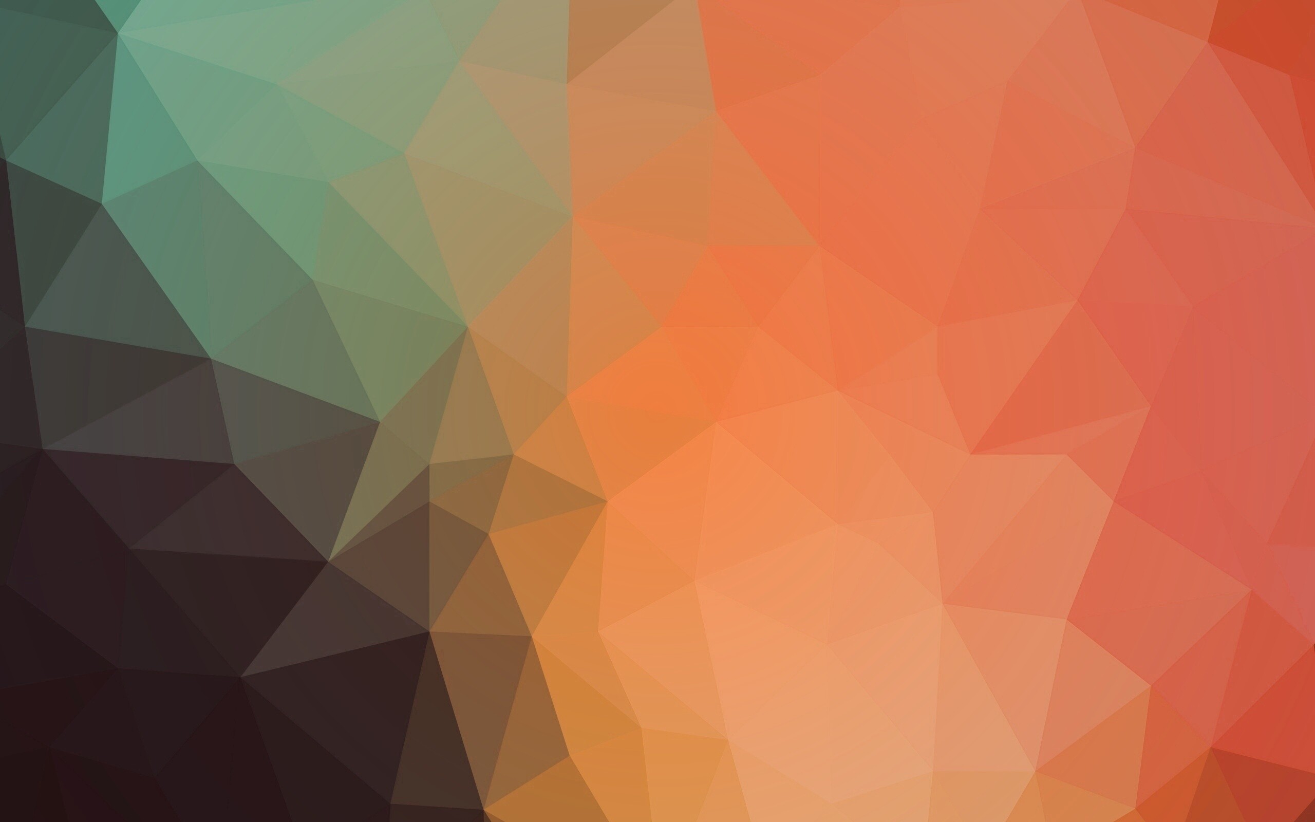 Фон с разноцветными треугольниками обои