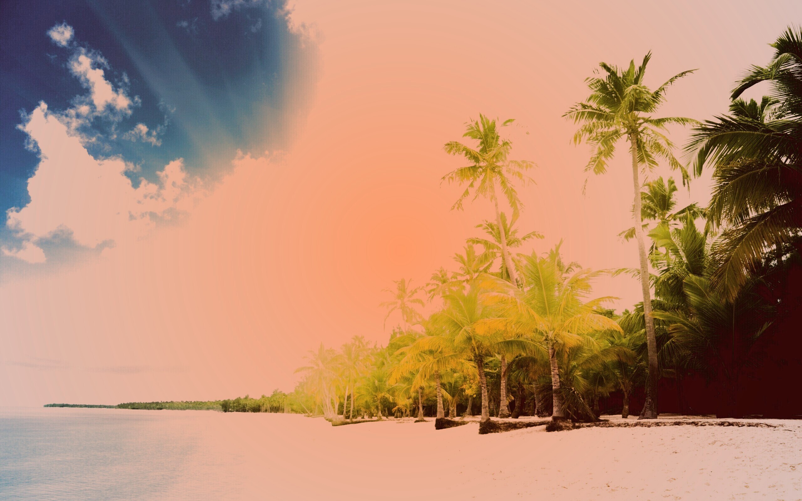 Тропическое побережье обои