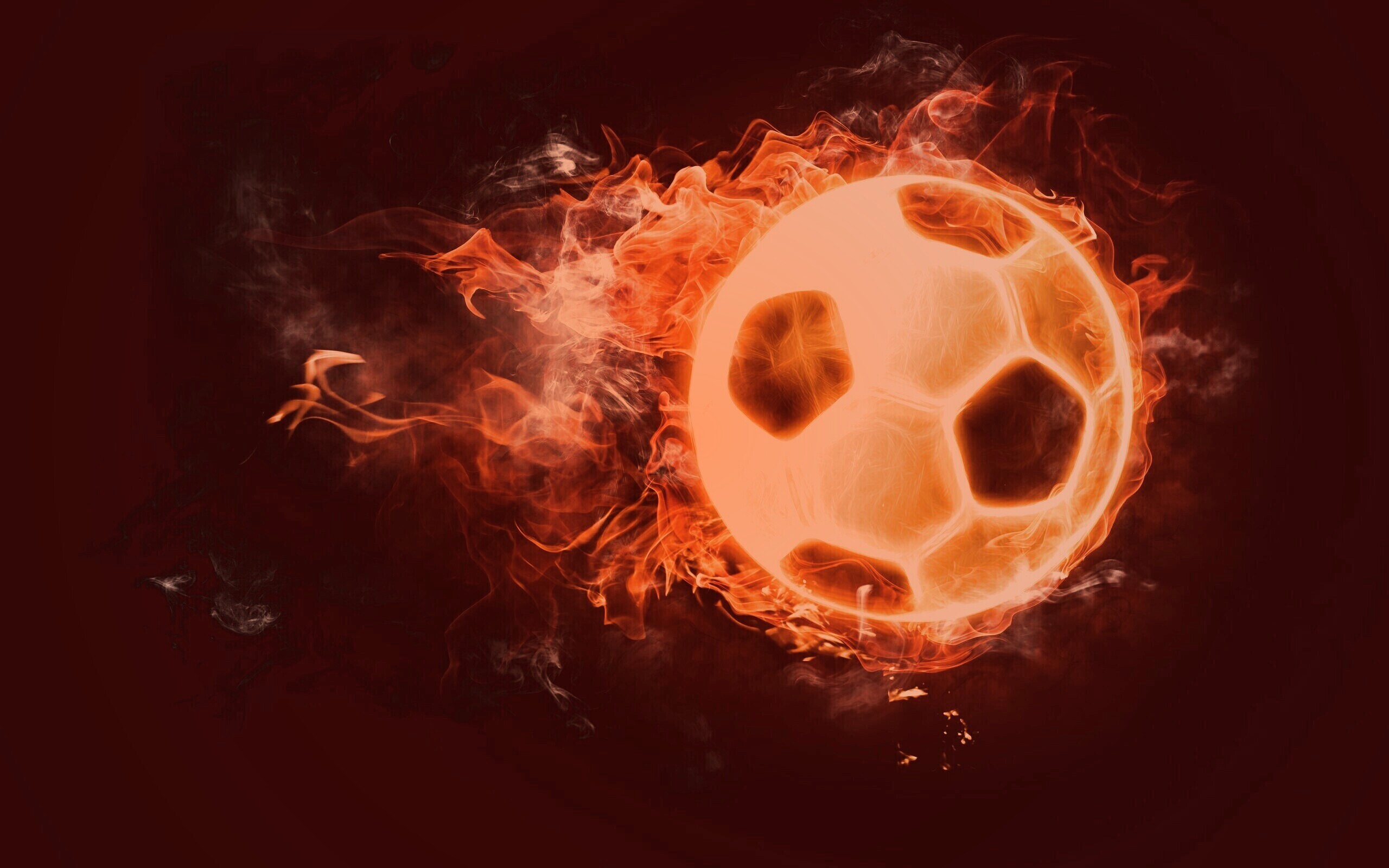 Огненный мяч обои