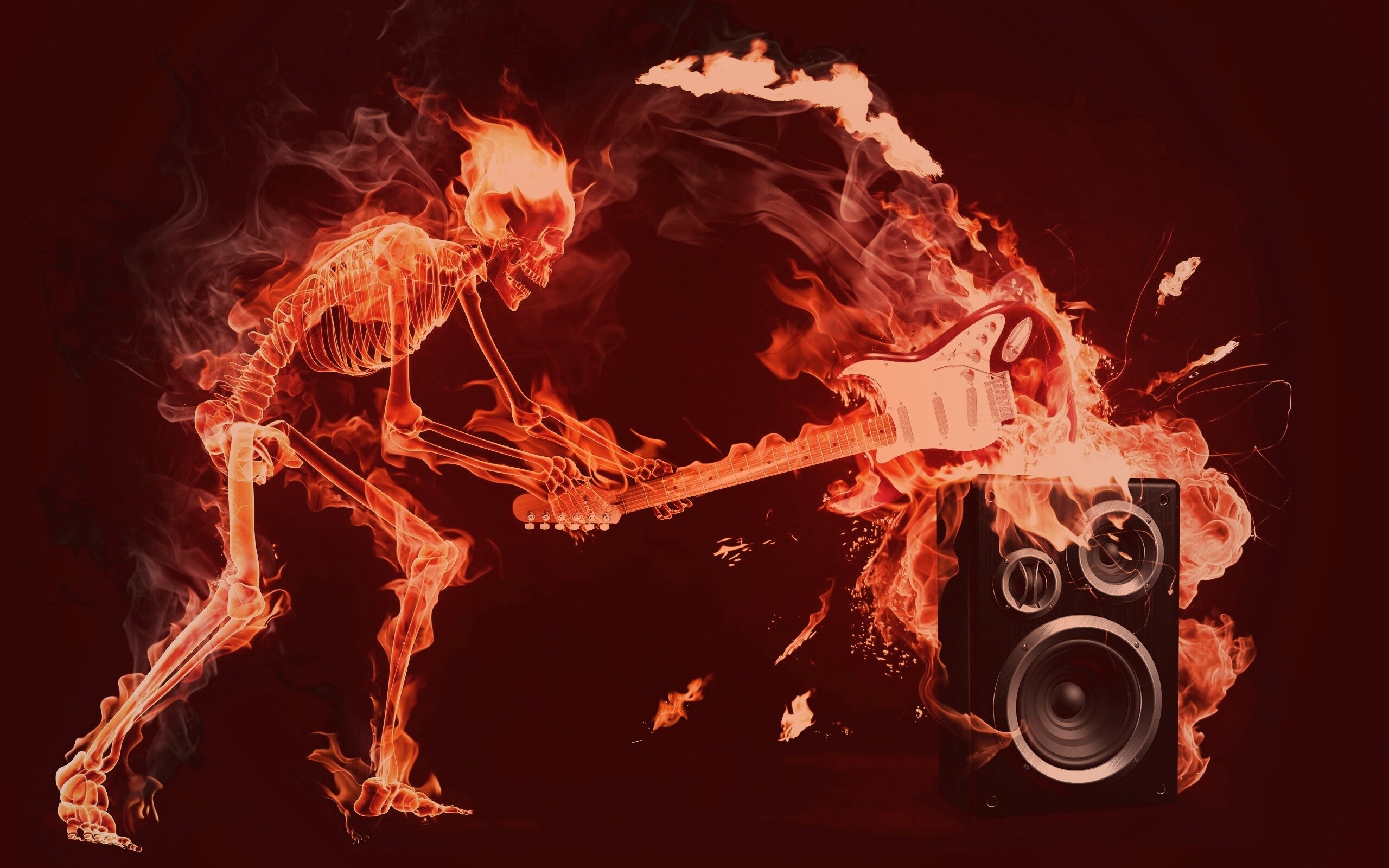 Музыка, пробирающая до костей обои