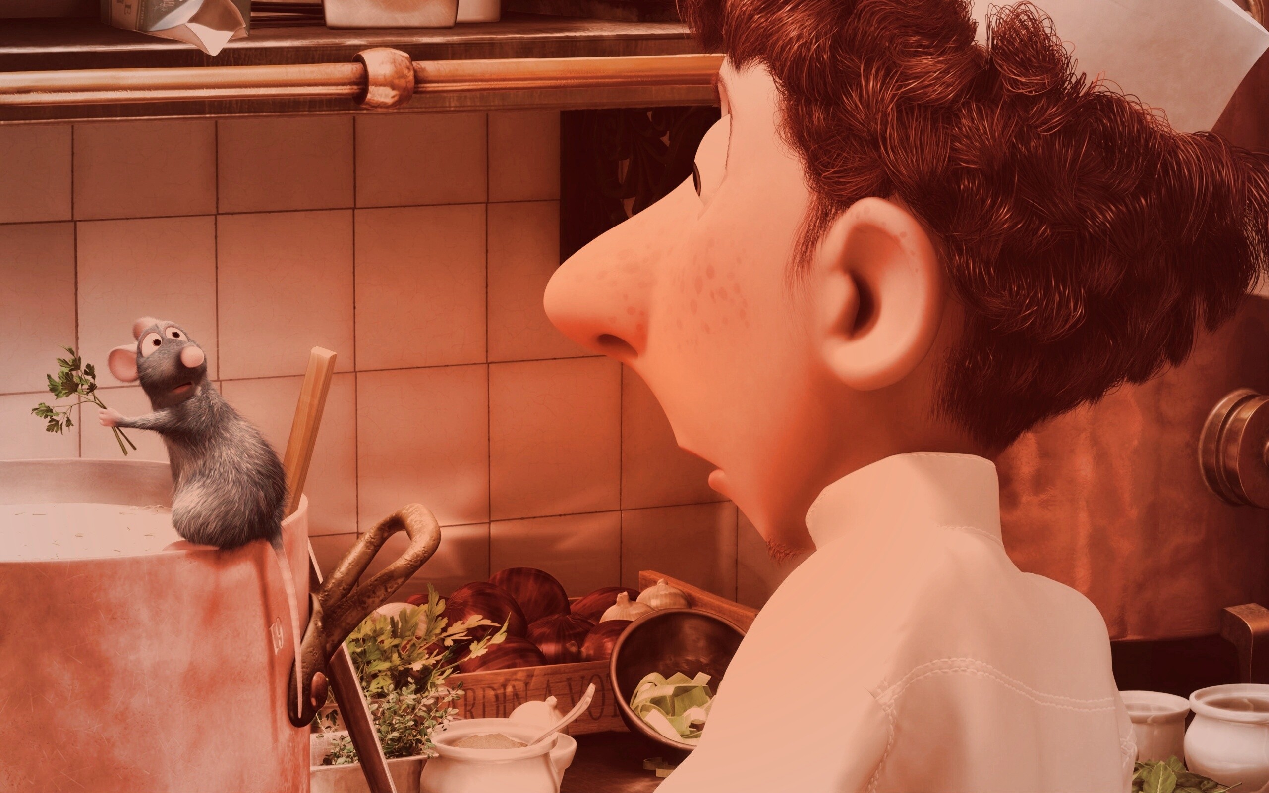 Рататуй варит суп обои