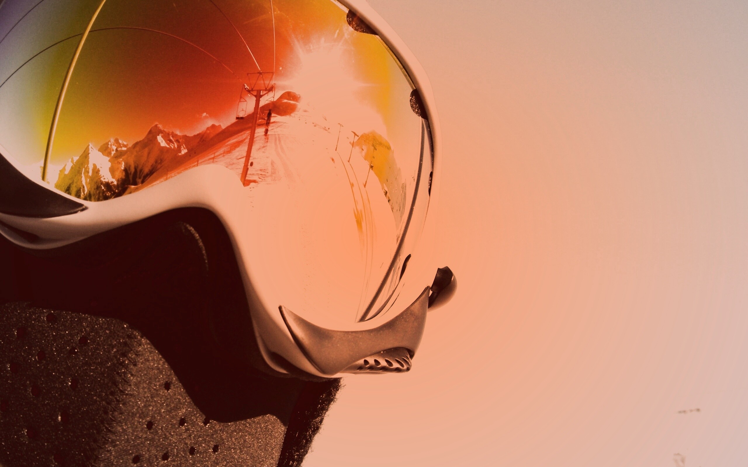 Маска сноубордиста обои