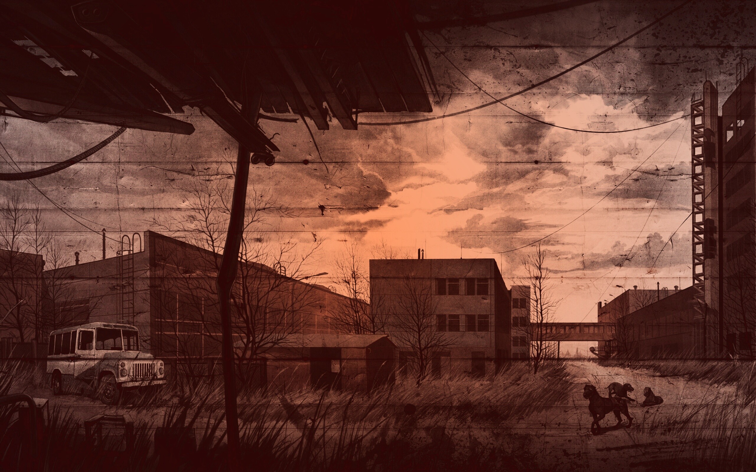 Припять из сталкера обои