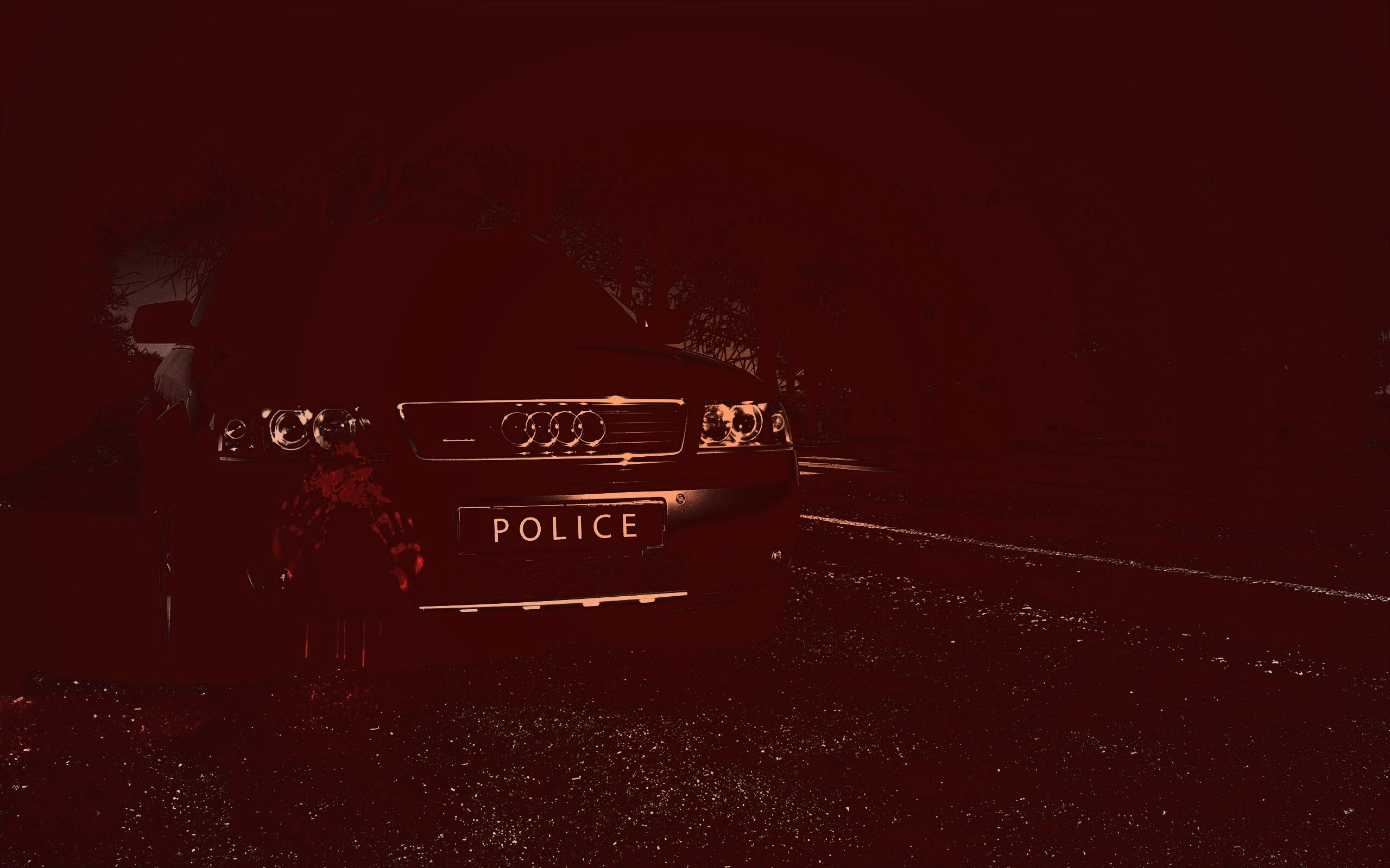 Сбившая человека машина обои