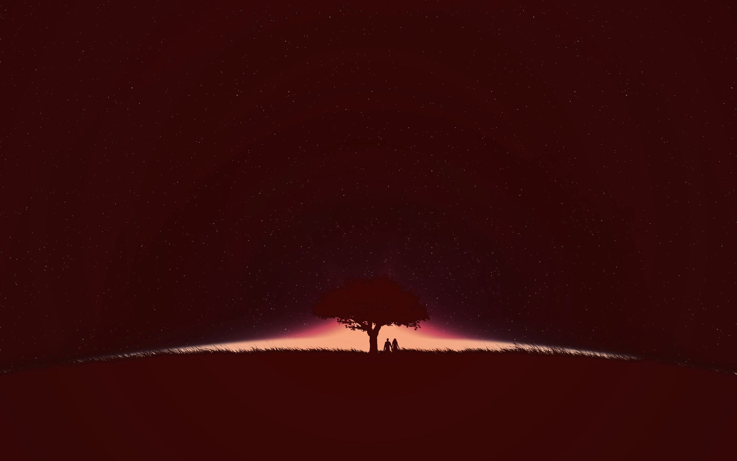 Звёздная ночь обои